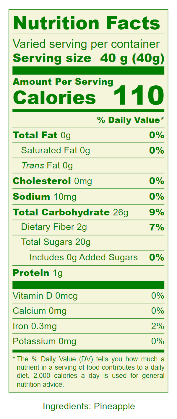 Organic Dried Pineapple – Slow Dried, All Natural, No Preservatives, No Additives, No Added Sugars | Soft & Chewy Like Candy