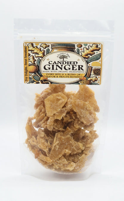 Candied Ginger – Made with Organic Ingredients | Small Batch • Flavor & Health Benefits