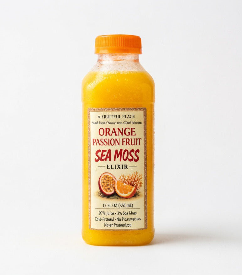 Orange Passion Fruit Sea Moss Elixir
