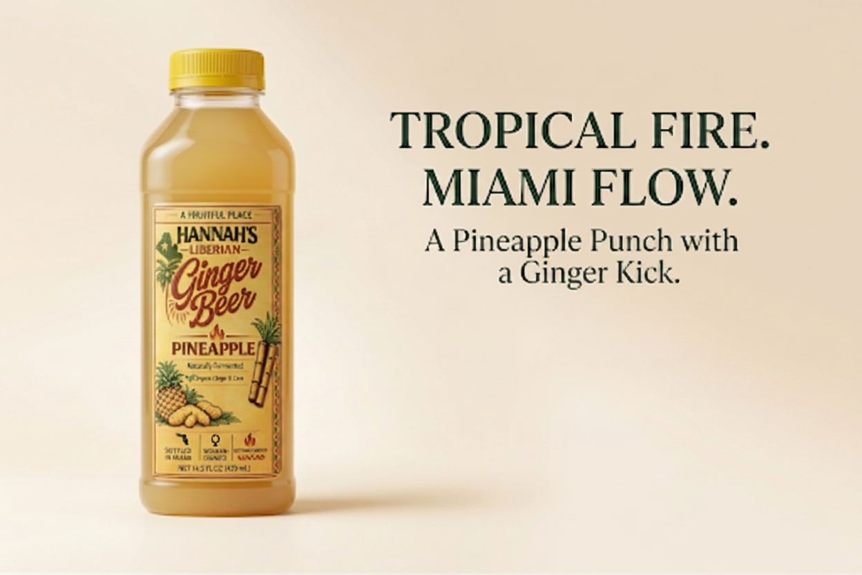 Hannah's Liberian Pineapple Ginger Beer