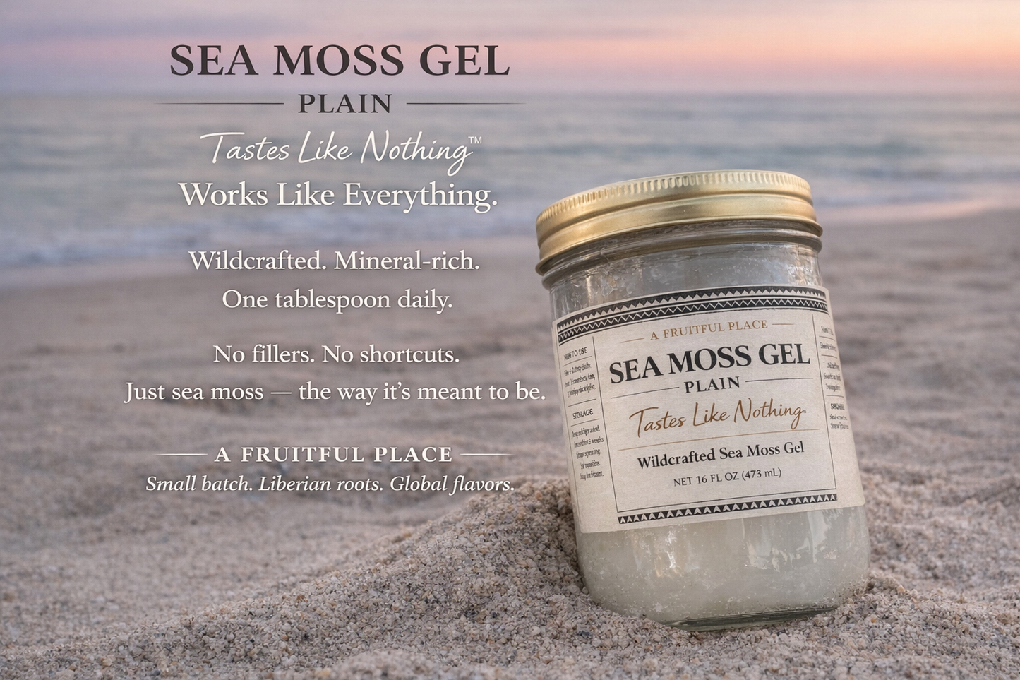 Sea Moss Gel Plain or Full Spectrum