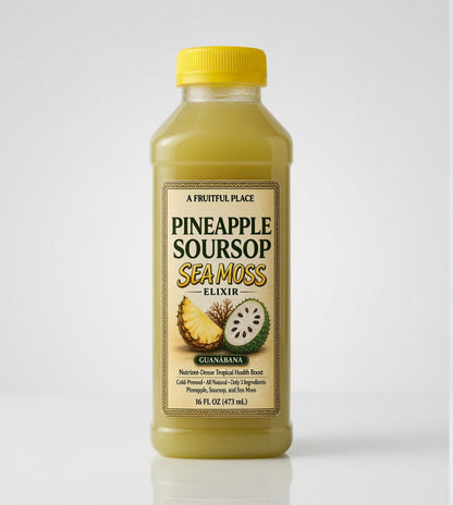 Pineapple Soursop Sea Moss Elixir from A Fruitful Place