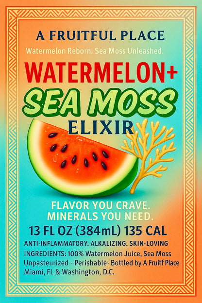 Watermelon Sea Moss Elixir (Fresh-Pressed Juice)