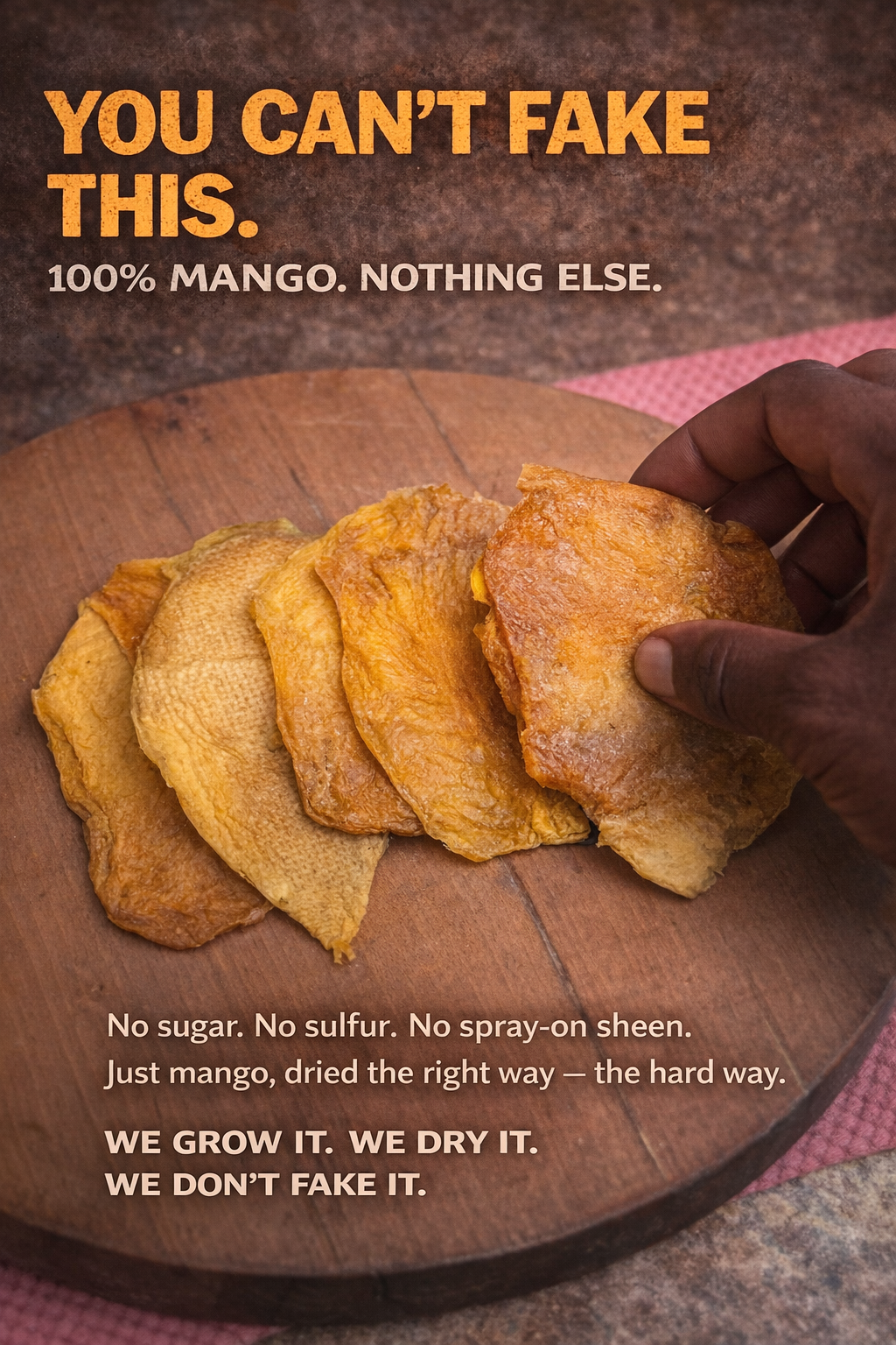 Organic Dried Mango Slices – Florida Grown from Heritage Trees | Small Batch • No Added Sugar