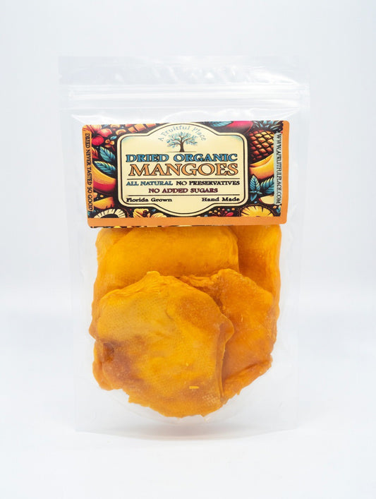 Organic Dried Mango Slices – Florida Grown from Heritage Trees | Small Batch • No Added Sugar